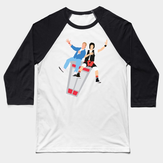 Bill and Ted Baseball T-Shirt by FutureSpaceDesigns